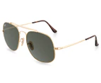 Ray-Ban General RB3561 Sunglasses - Gold/Green