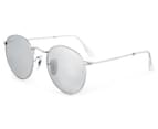 Ray-Ban RB3447 Classic Round Metal Sunglasses - Silver 1