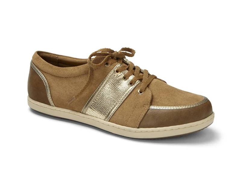 VIONIC Women's AUGUST Casual Lace-up Sand