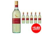 6 x Wolf Blass Red Label South Eastern Australia Semillon Sauvignon Blanc 2016 750mL