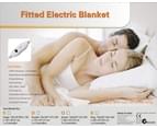 Digilex Queen Size Washable Fitted Polyester Electric Blanket With Controllers 1