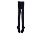 Cable Knit Tights - Navy