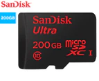 SanDisk 200GB Ultra MicroSDXC UHS-I Class 10 Memory Card 