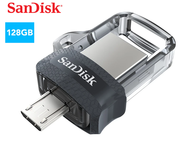 SanDisk 128GB Ultra Dual USB 3.0 & Micro USB Flash Drive