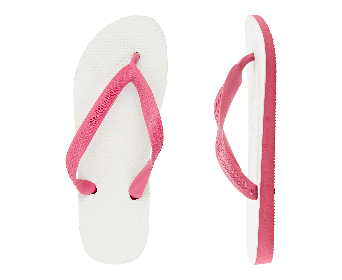 Havaianas Tradicional Thongs - Pink/White | Www.catch.co.nz