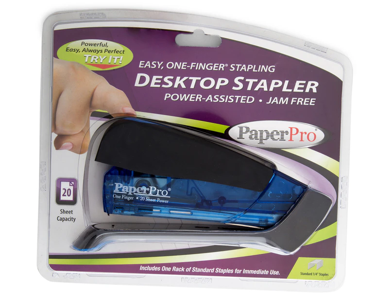 PaperPro Desktop Stapler - Blue/Black