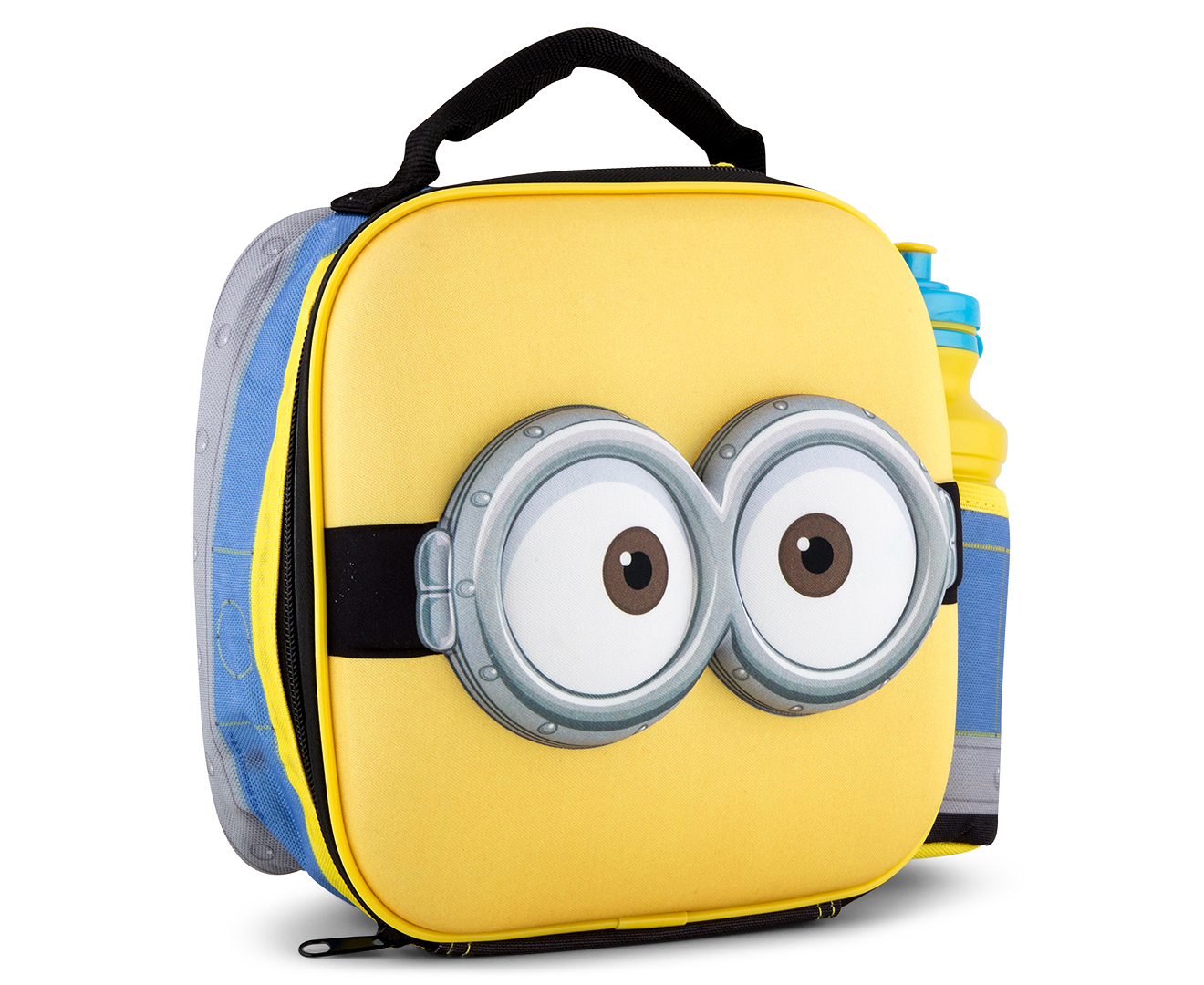 Minions 3d Lunch Bag W  Bottle - Yellow 