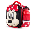 Minnie Mouse 3D Lunch Bag w/ Bottle - Red