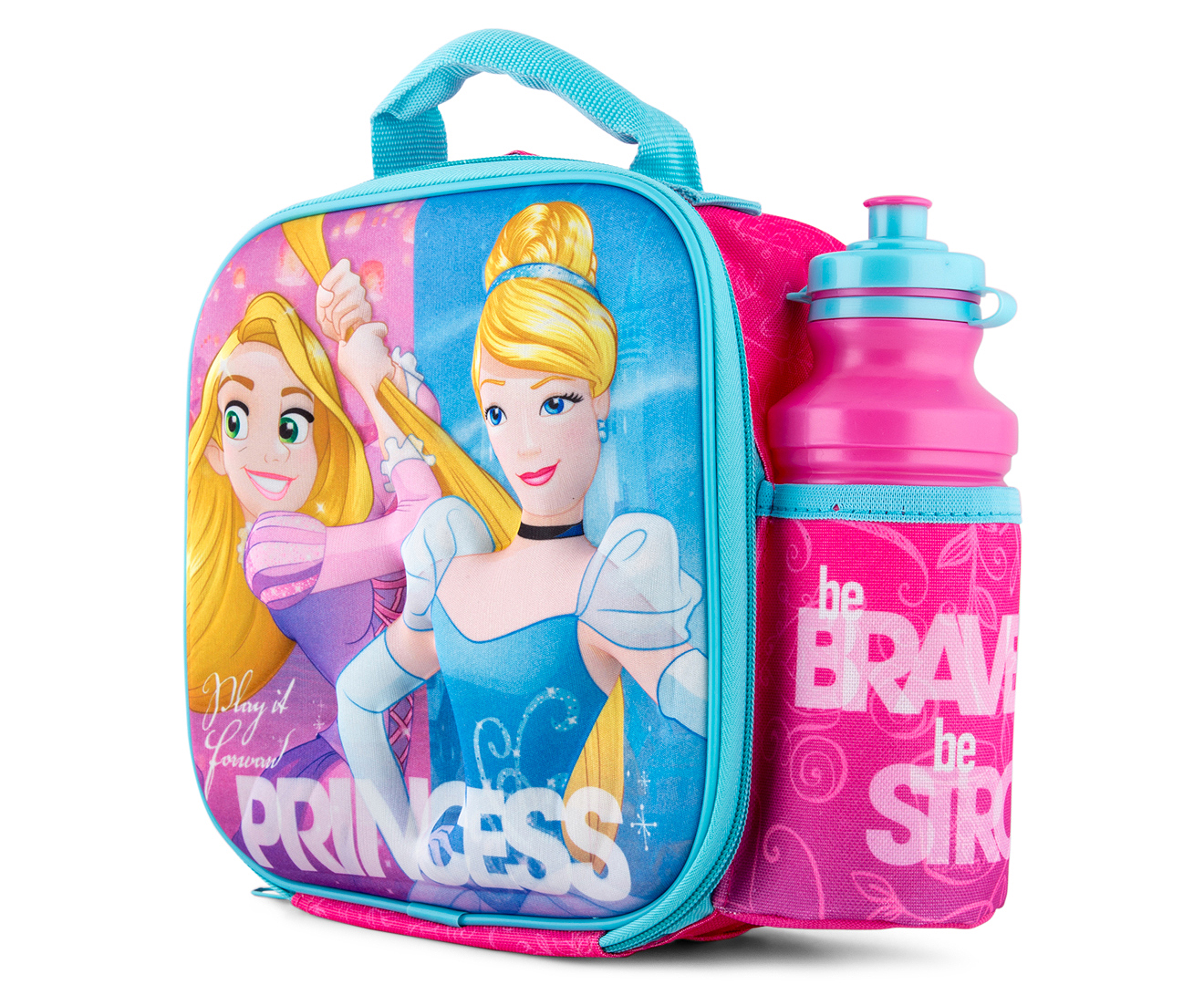 3D Disney Princess Lunch Bag with Bottle