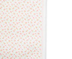 Polo Ralph Lauren Infant Interlock Floral Blanket  - Delicate Pink