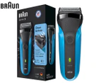 Braun Series 3 310s Rechargeable Wet&Dry Electric Shaver, Blue - 81569955