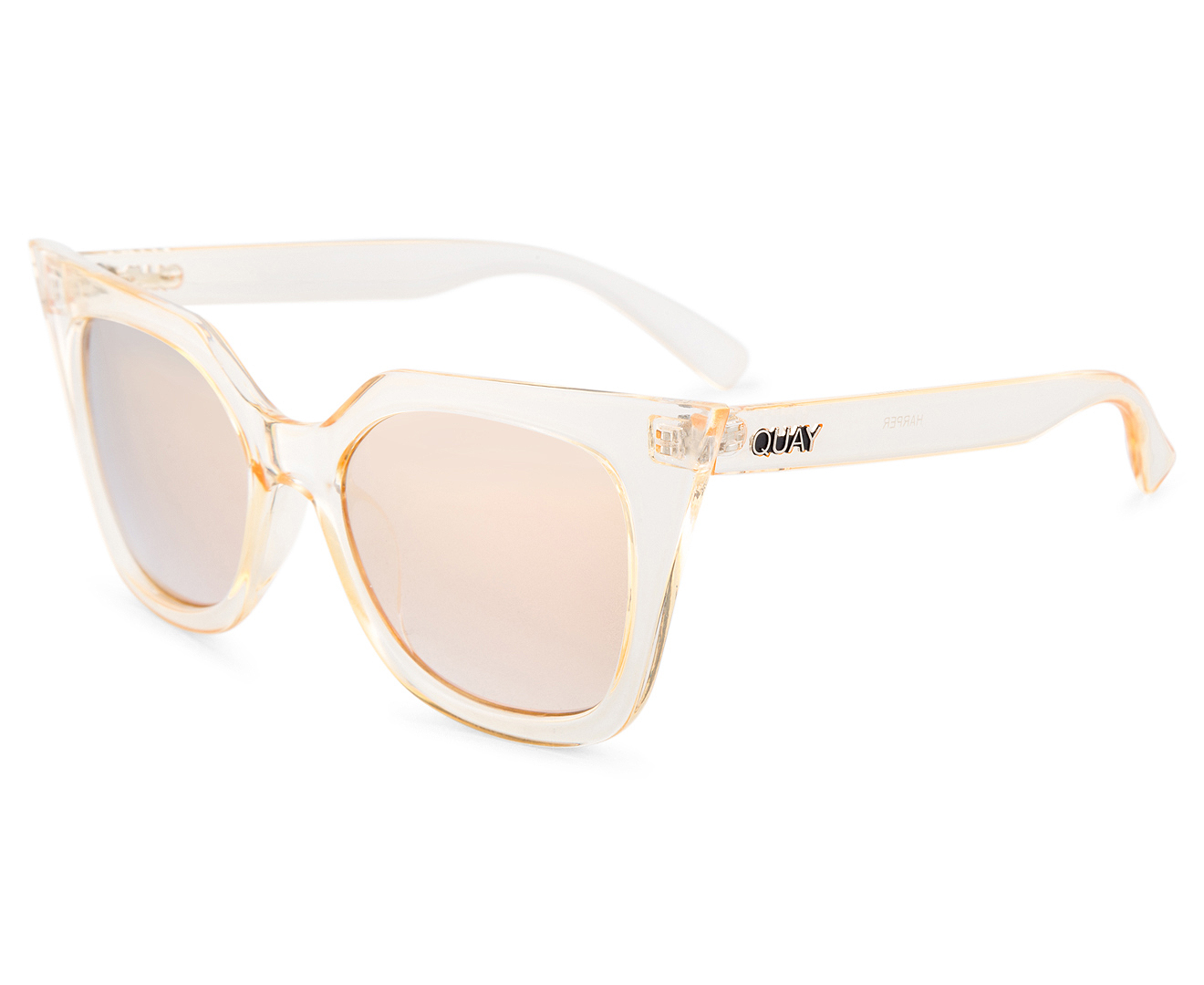 Quay Australia Women S Cat Eye Harper Sunglasses Gold Gold Au