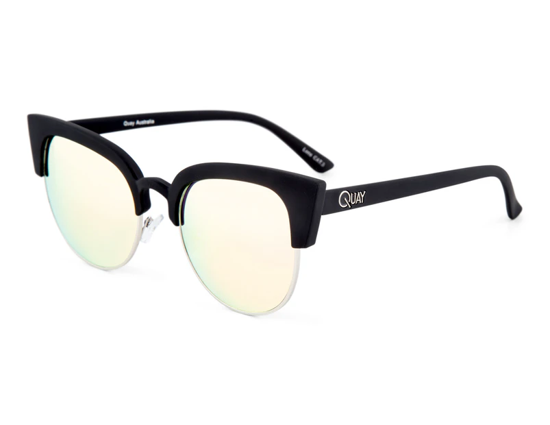 Quay Australia Cat Eye Avalon Sunglasses - Black/Pink