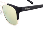 Quay Australia Square High & Dry Sunglasses - Gold/Pink