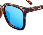 Quay Australia Square Genesis Sunglasses - Tortoise Shell/Blue