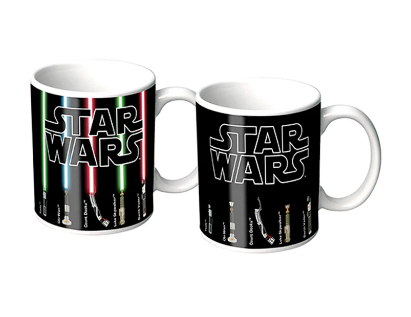Star Wars 330mL Lightsaber Heat Changing Mug - Black