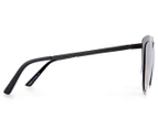 Quay Australia Women's Oversize Super Girl Sunglasses - Black/Silver