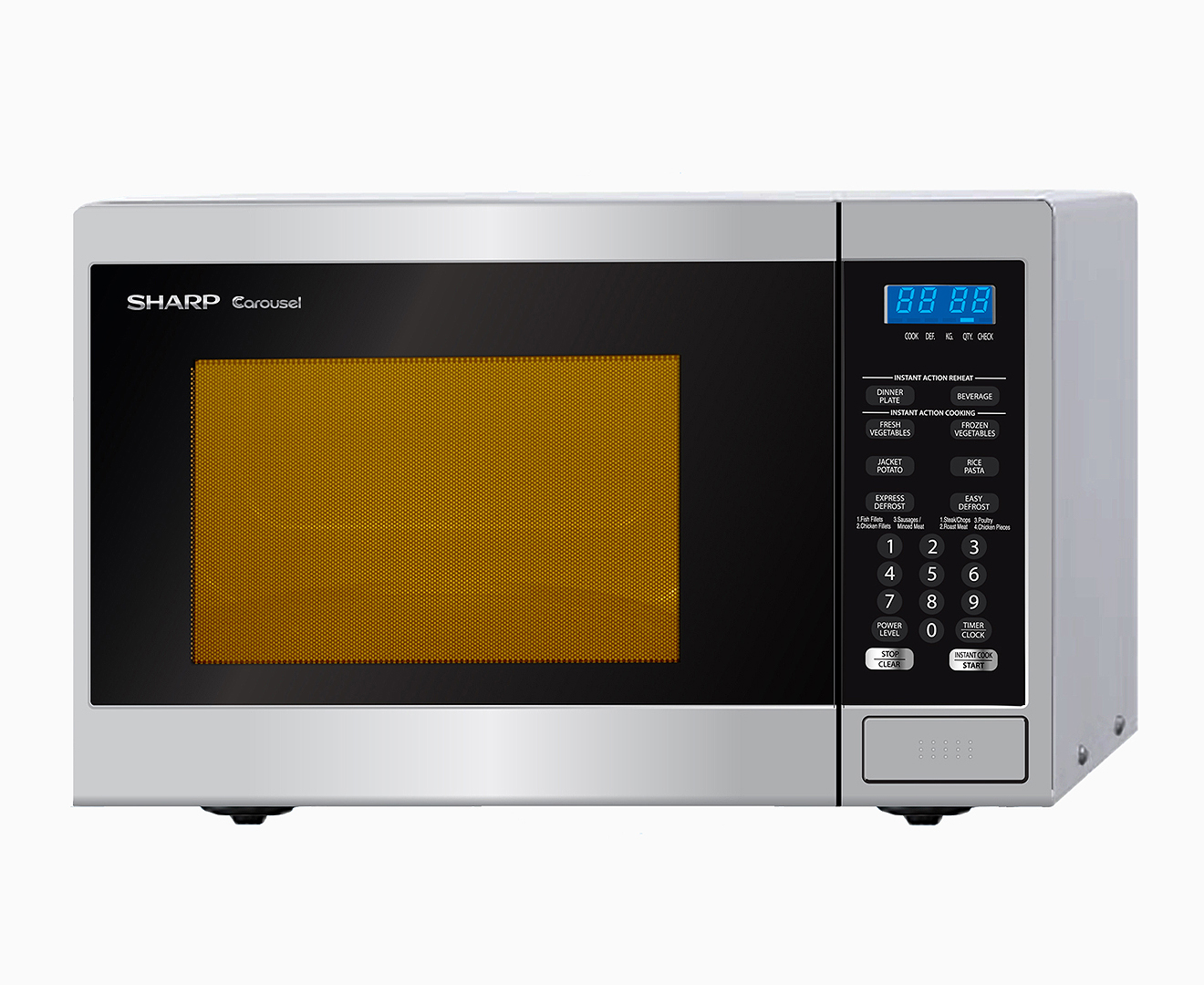 Sharp Compact 800W Microwave Black/Silver Catch.co.nz