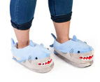 Shark Slippers - Blue/Grey