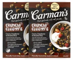2 x Carman's Crunchy Clusters Cocoa, Cranberry & Roasted Nut 500g