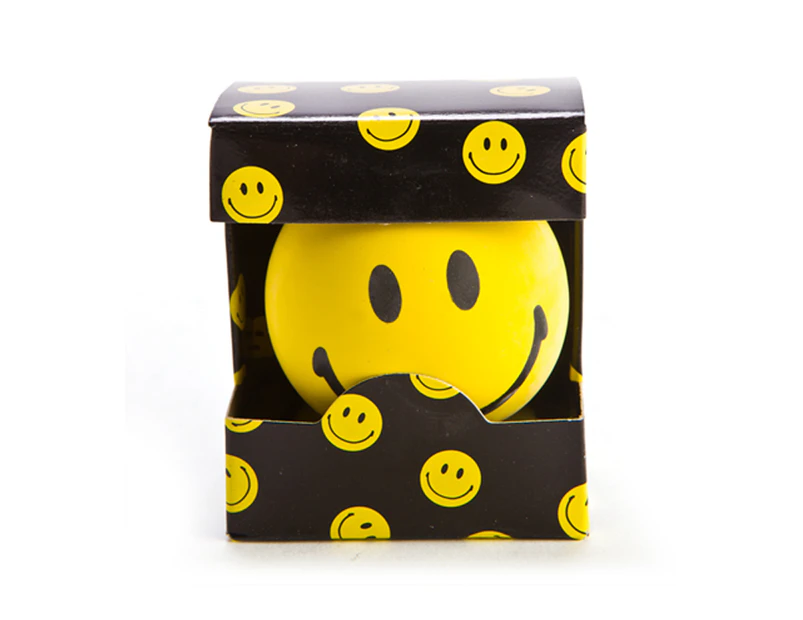 Smiley Stress Relief Ball - Yellow