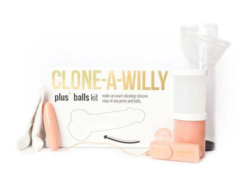 Clone-A-Willy Plus Balls Casting Kit - Flesh