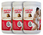 3 x Rapid Loss Meal Replacement Shakes Salted Caramel 450g