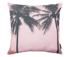 Bambury Palm 43cm x 43cm Square Cushion Filled - Pink