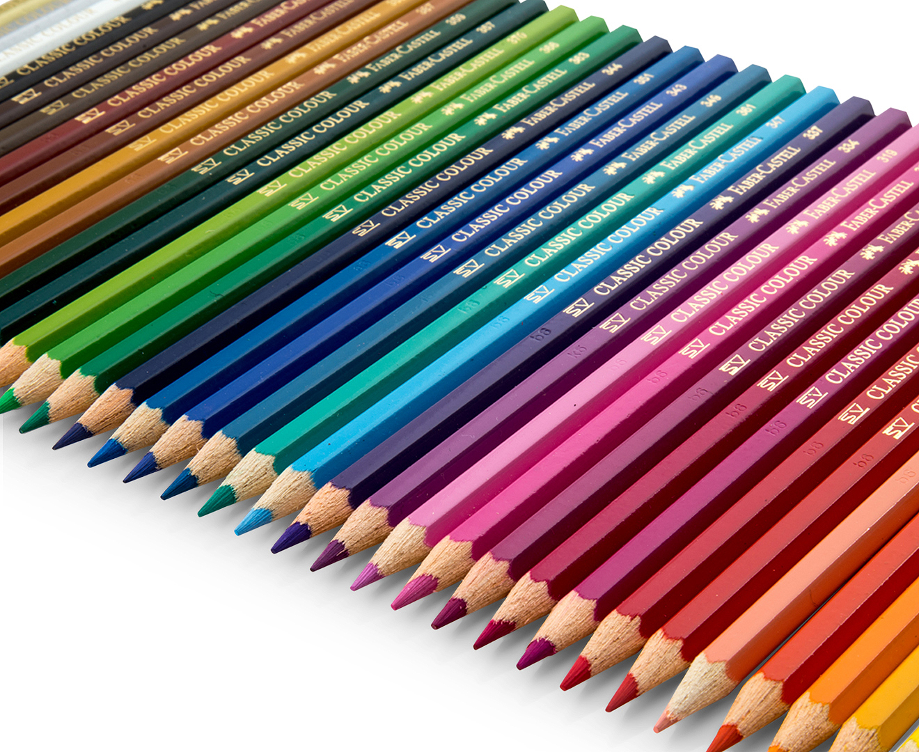 FaberCastell Classic Colour Pencils 36Pack w/ Sharpener Multi