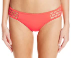 Seafolly Women's Mesh About Hipster - Nectarine