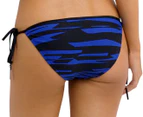 Seafolly Women's Fastlane Tie Side Bikini Bottoms - Blue Ray