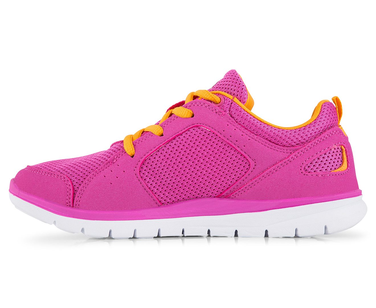 Slazenger Girls' Bolt Lace Up Sports Shoe - Pink | Mumgo.com.au