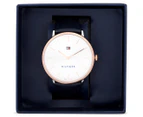 Tommy Hilfiger Women's 40mm Leather Ultra Slim Watch - Navy/White 