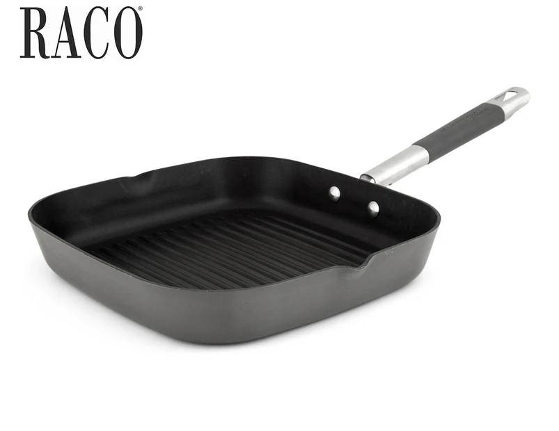 RACO Professional Choice 28cm Hard Anodised Square Grill Pan 
