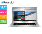 Polaroid Notebook Pro Series 14.1-Inch Extra Slim Laptop - Silver 