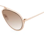 Tom Ford Dashel Sunglasses - Shiny Rose Gold/Brown