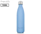 Cooper & Co. Insulated Water Bottle 750mL - Blue/Matte Finish