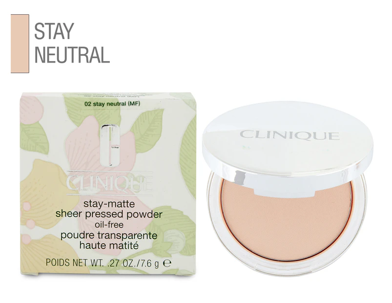 Clinique Stay Matte Sheer Pressed Powder 7.6g - 02 Stay Neutral