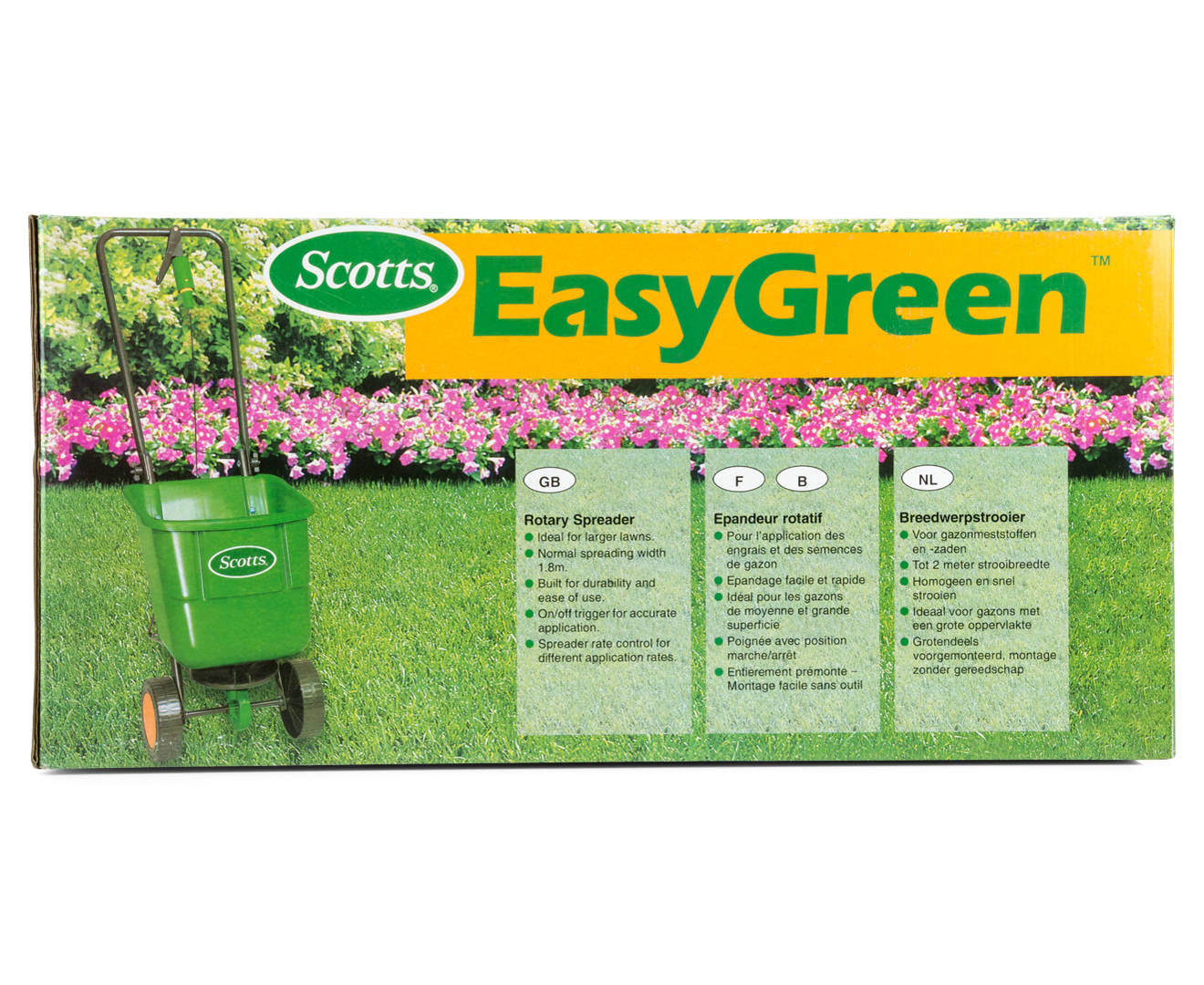 Scotts Easy Green Rotary Lawn Spreader Green Catch.co.nz