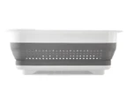 Madesmart Collapsible Dish Rack - White/Grey
