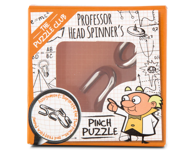 The Puzzle Club Professor Head Spinner's Pinch Puzzle