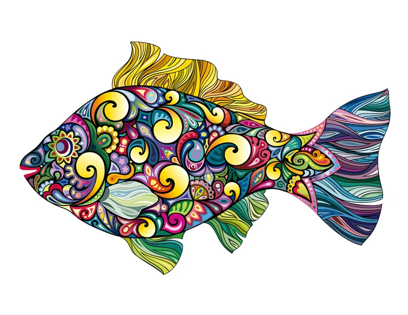 Paisley Fish Canvas Print