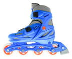 Crazy Skate Co. Kids' Adjustable Inline Skates - Blue/Orange