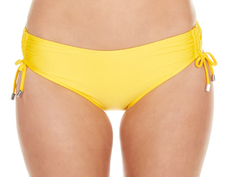 Heaven Women's Ruched Side Brief - Pineapple Punch