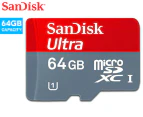 SanDisk 64GB Ultra MicroSDXC Class 10 Memory Card
