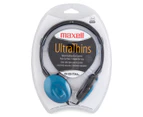 Maxell UltraThins Over Ear Headphones - Blue 
