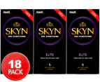 3 x SKYN Elite Condoms 6pk