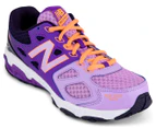 New Balance Grade-School Girls' 680v3 Shoe - Purple/Navy