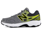 New Balance Grade-School Boys' 680v3 Shoe - Athletic Grey/Hi Lite
