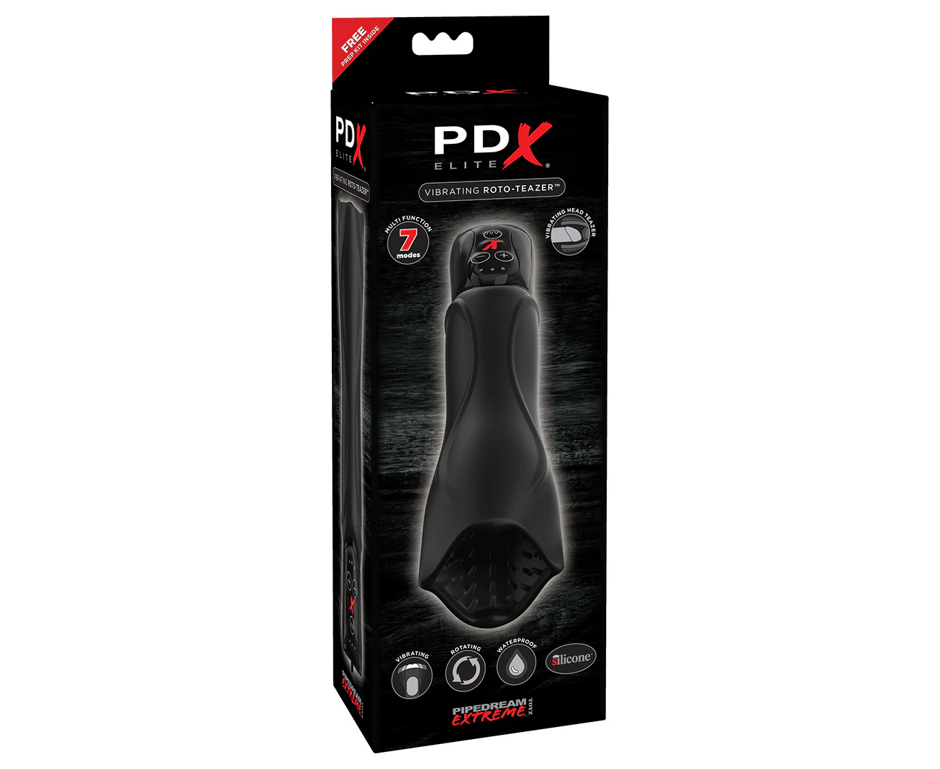 Pipedream Pdx Elite Vibrating Masturbator Roto Teazer